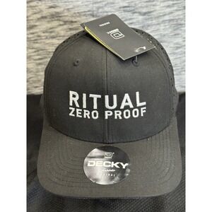 Ritual Zero‎ Proof Social Club Hat Black Snapback New With Tags Decky Classic